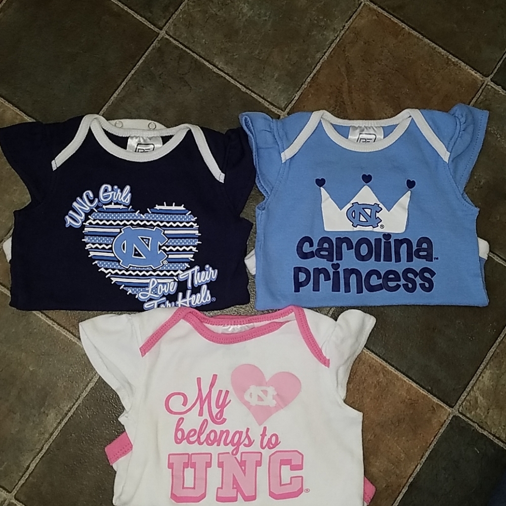UNC Tarheel onesies